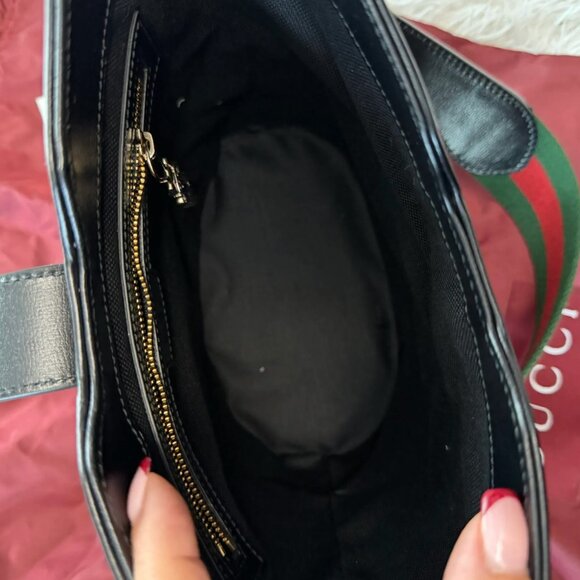 Gucci Jackie Web Bucket Bag Leather - Picture 7 of 10